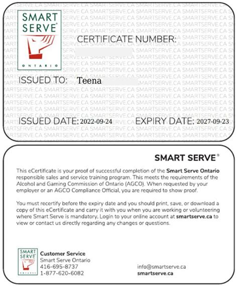 does a smart serve card expire|smart serve requalification.